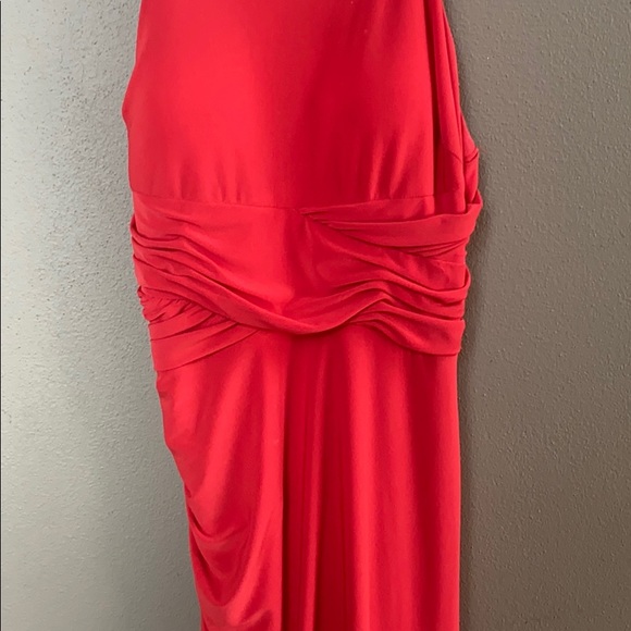 Red Floor Length Prom Dress - Picture 3 of 6